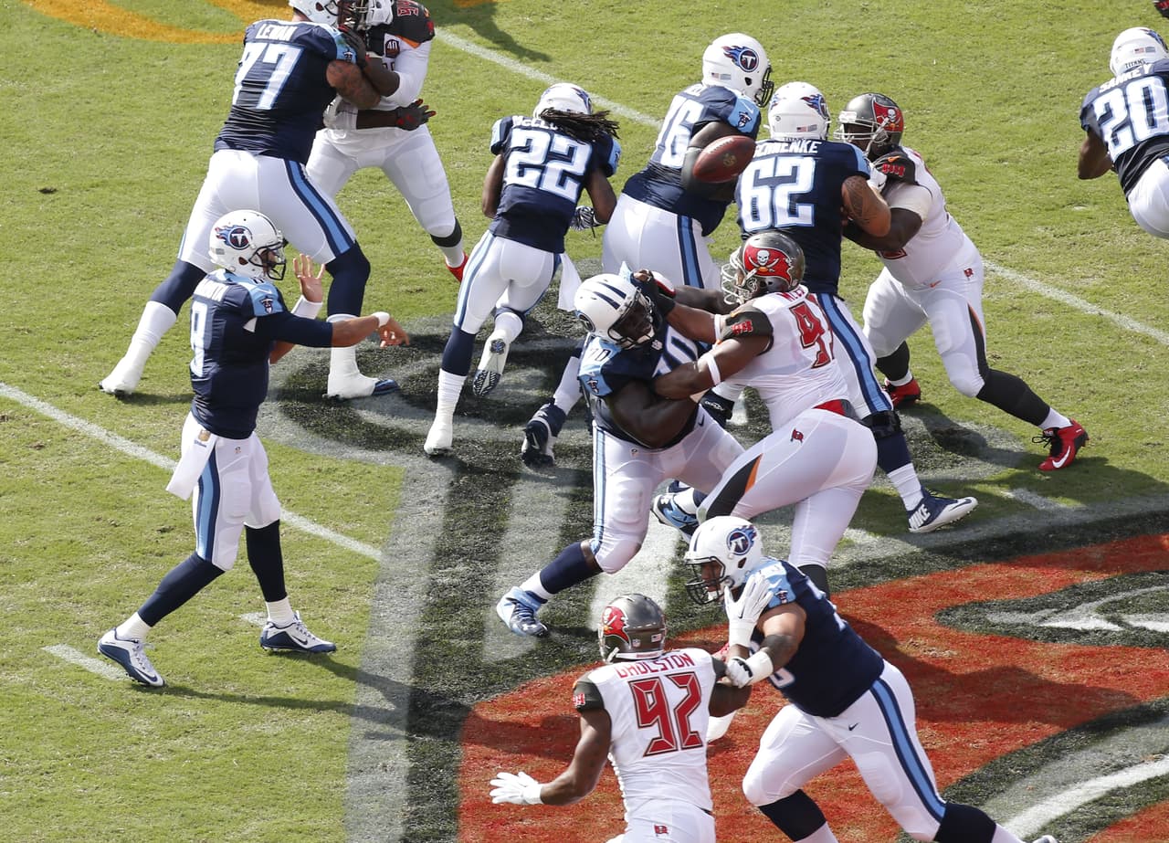 No te pierdas las mejores imágenes del duelo de la Semana 1, en el que los Tennessee derrotaron a domicilio a los Tampa Bay Buccaneers por 42-14.