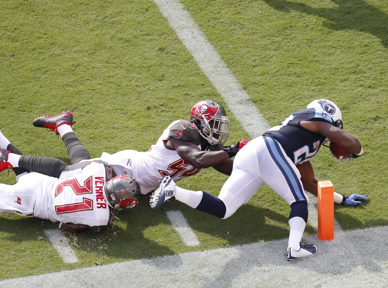 No te pierdas las mejores imágenes del duelo de la Semana 1, en el que los Tennessee derrotaron a domicilio a los Tampa Bay Buccaneers por 42-14.