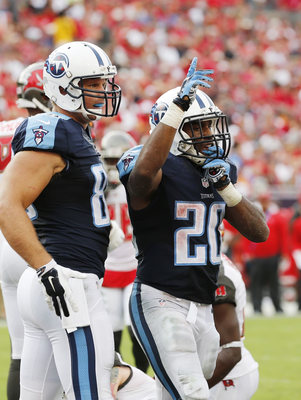 No te pierdas las mejores imágenes del duelo de la Semana 1, en el que los Tennessee derrotaron a domicilio a los Tampa Bay Buccaneers por 42-14.