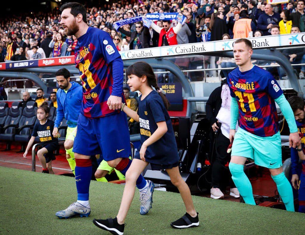 Ousmane Dembelé acumula 356 minutos en la presente campaña.