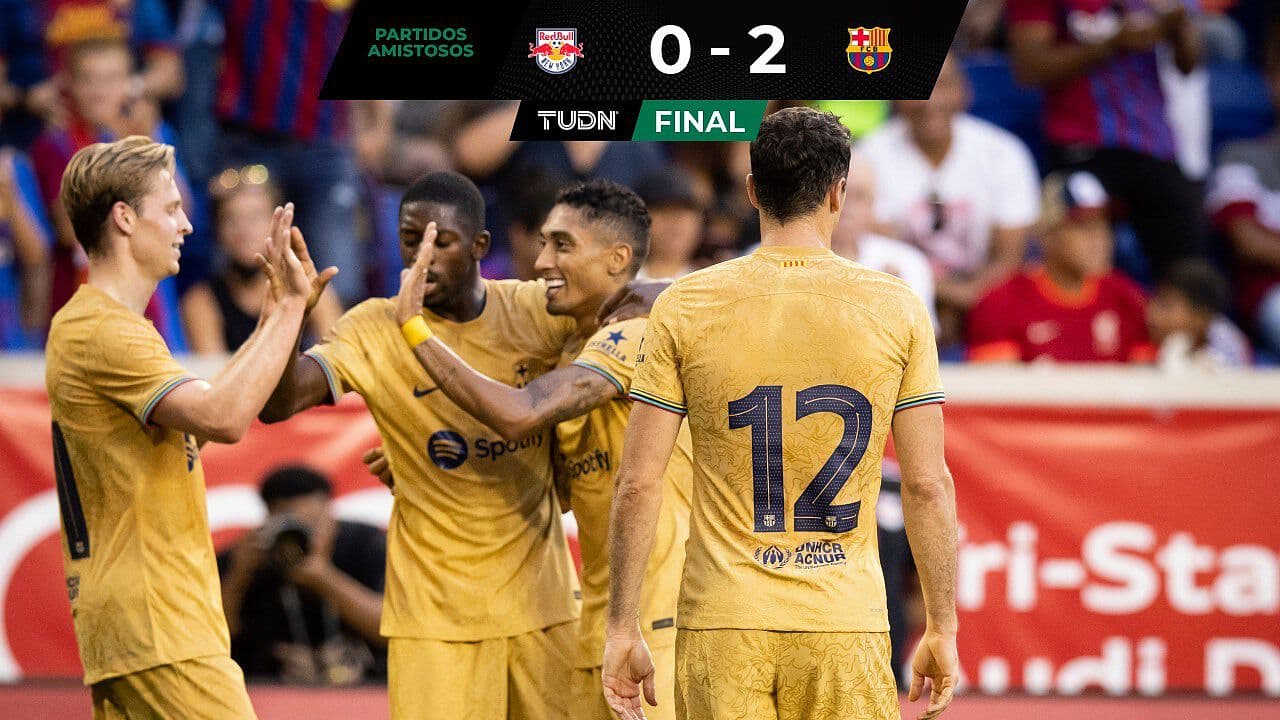 Resumen | Barcelona se impone a NY Red Bulls en pretemporada