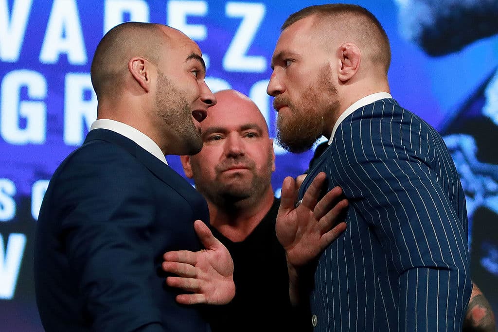 Conor McGregor y Eddie Alvarez comenzaron a 'calentar' su combate