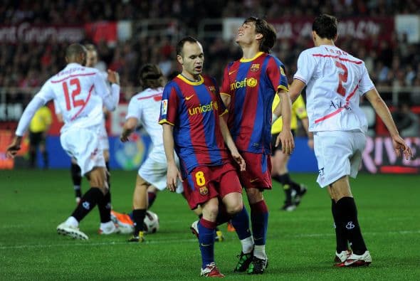 Con el paso de los minutos, el Barça se veía desesperado por la ausencia de otro gol.