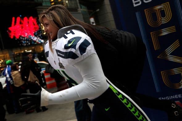Todo un ambiente de futbol americano se respira en las calles de N.Y. y N.J. Las imágenes no mienten, ¡chécalas!