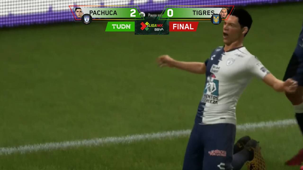Pachuca gana y hunde a Tigres en la eLiga MX