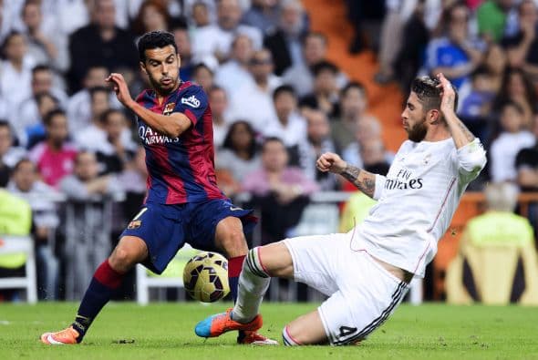 Luis Suárez no pesó y fue sustituido por Pedro.