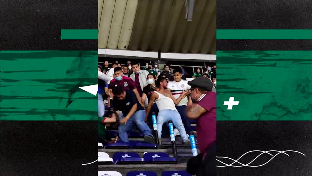 Revelan video de violencia en las gradas del Estadio Azteca
