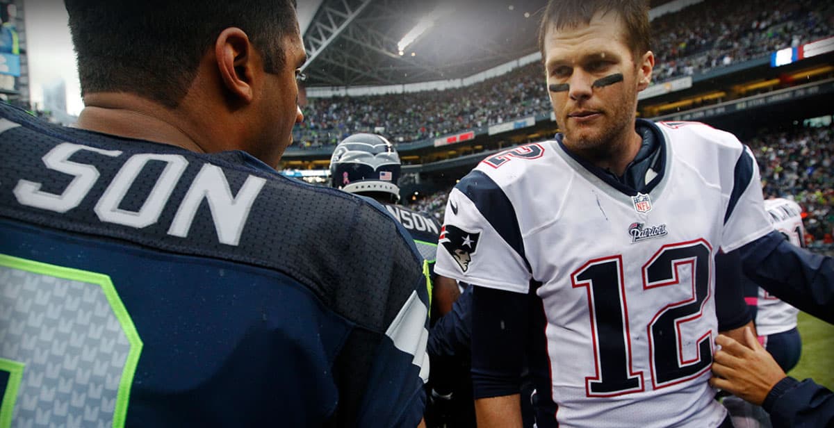 Russell Wilson se mofa de Tom Brady y por su juego de golf