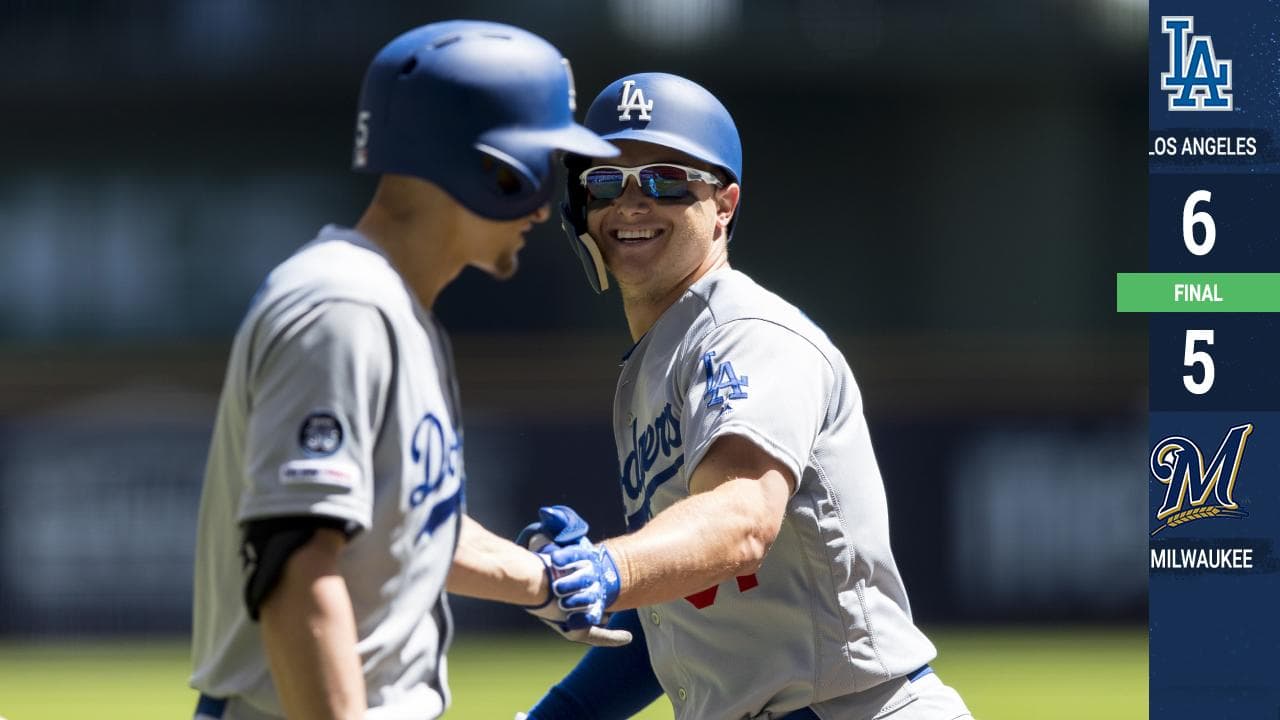 En un juego de cinco cuadrangulares, los Dodgers tuvieron el último argumento sobre la mesa y con palo de vuelta entera de Cody Beillinger le dan la vuelta a la pizarra y vencen a los Milwaukee Brewers en Miller Parl este Domingo de Pascua.