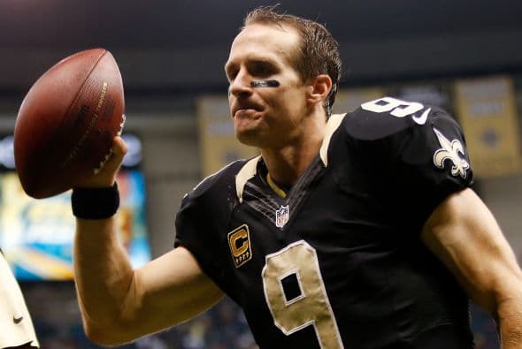 8.- Drew Brees, New Orleans Saints.