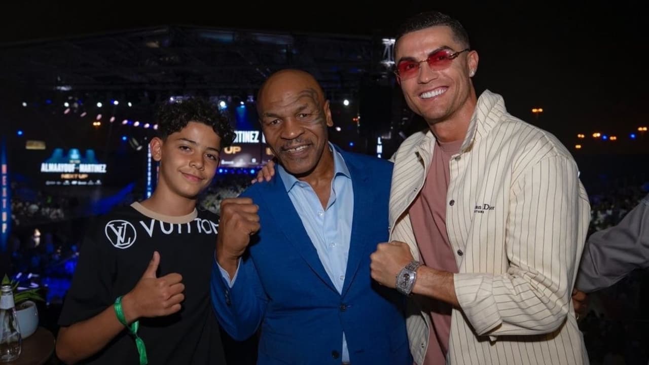 ¡Encuentro de leyendas! Cristiano presume foto con Mike Tyson