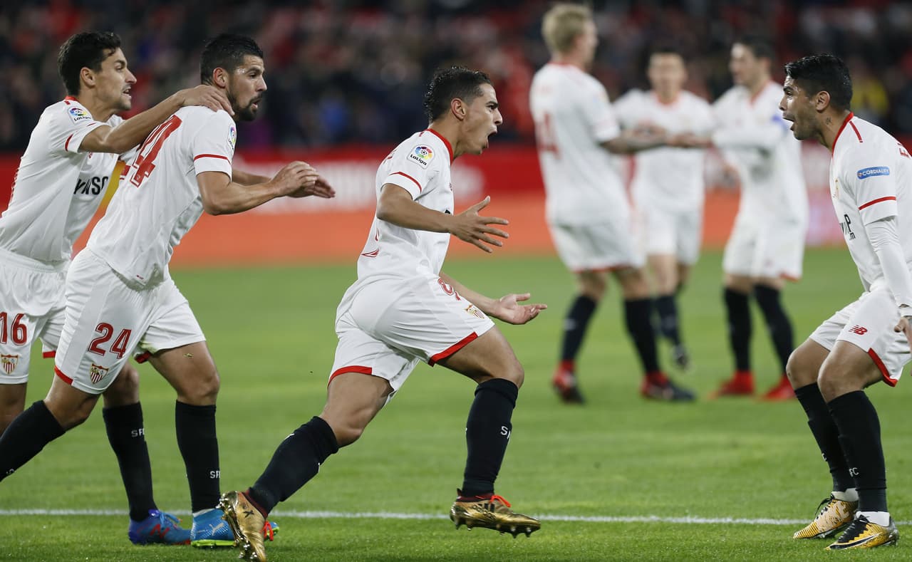 Sin embargo, el francés Ben Yedder logró la igualdad en el minuto 13 del partido con un buen centro de Sergio Escudero.