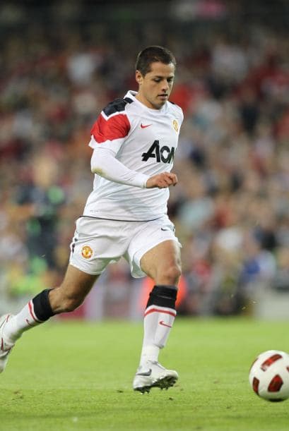 El 'Chicharito' Hernández entrpo de cambio y fue de lo mejor por parte del United en la segunda parte﻿, tanto peleando cada balón como sirviendo pases y desmarcándose.