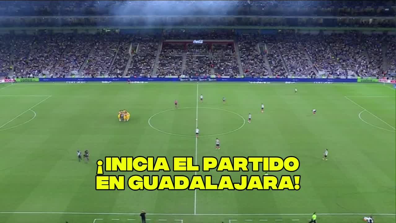 ¡Inicia el partido! ¡Ruge el estadio!