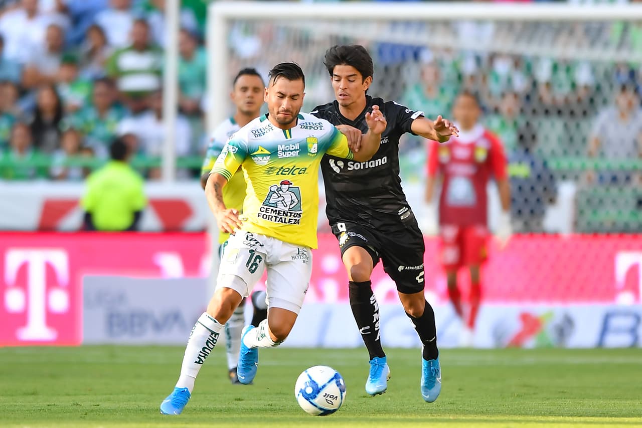 Con goles de Macías, Mena, Furch y Castillo, León y Santos empataron en la Fecha 7 del Apertura 2019.