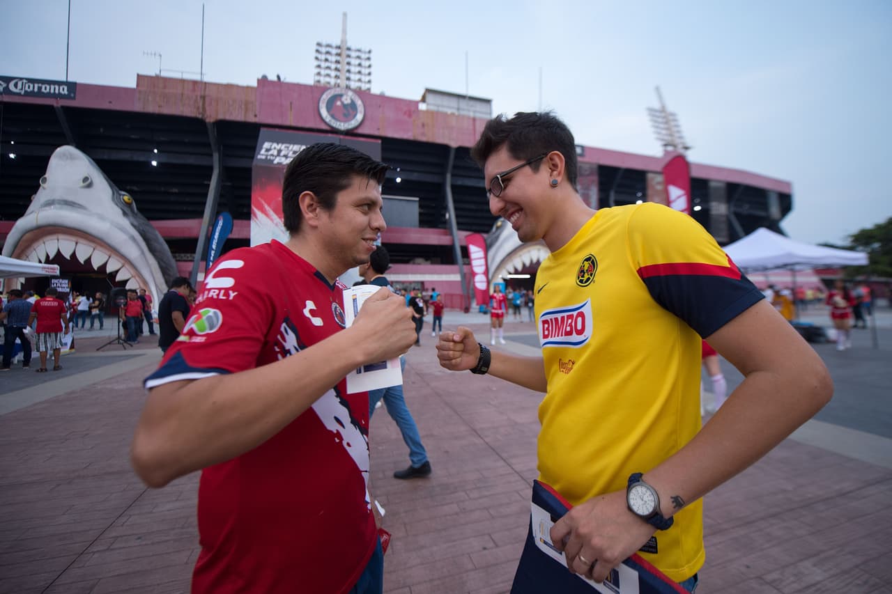 Los fanáticos viven la antesala del duelo entre Veracruz y América por la Jornada 17 del Clausura 2019.