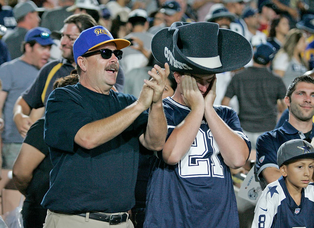 Mira a los aficionados de la NFL durante la primera semana de la pretemporada.