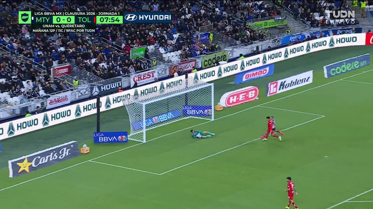 ¡TIRO ATAJADO! disparo por Sergio Canales.