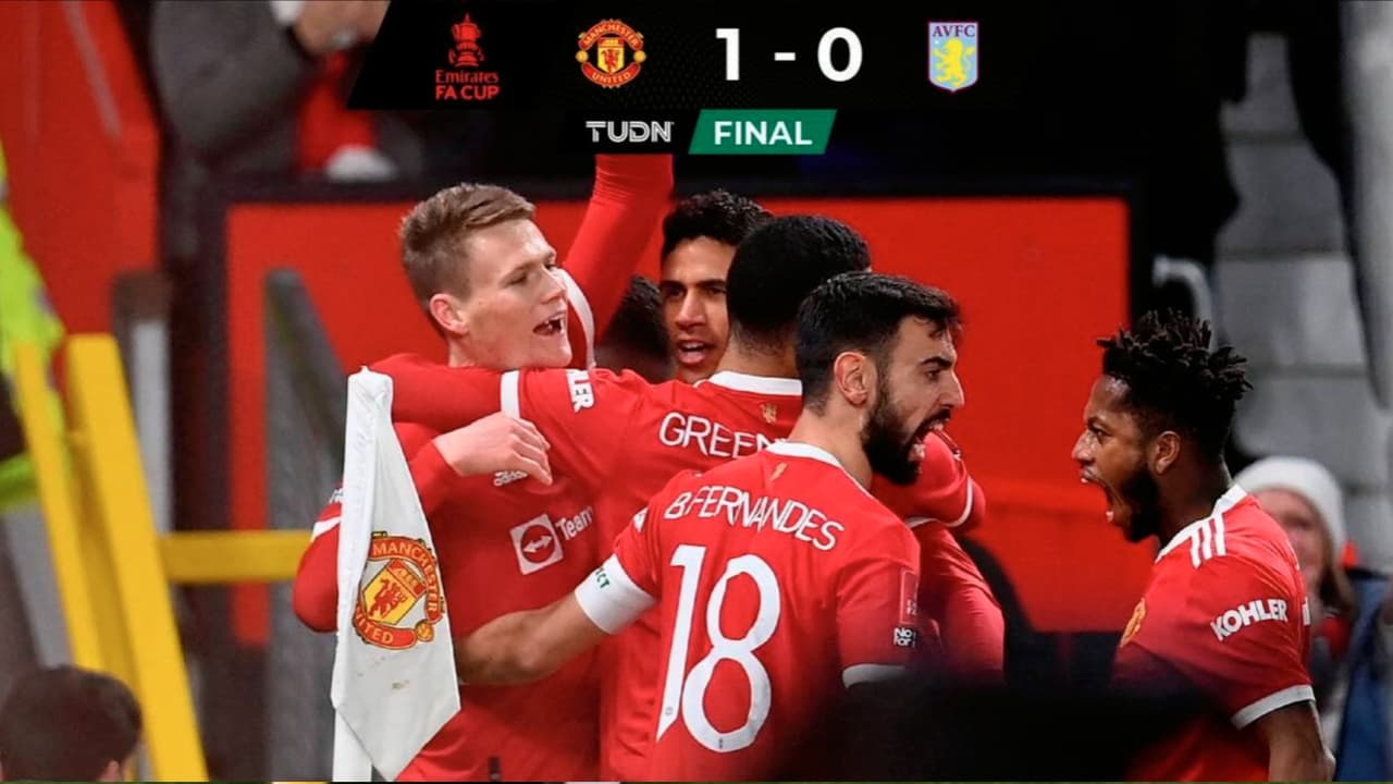 El VAR salva al Manchester United en la FA Cup ante Aston Villa