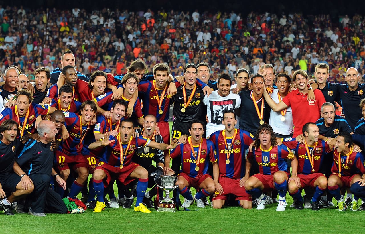 Lionel Messi se reportó con un triplete para que el equipo catalán levantara el título local tras ser campeón de La Liga.