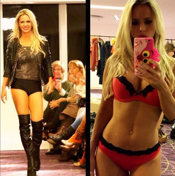 La bella modelo argentina es novia del futbolista argentino que recientemente dejó al Newcastle., Alejandra declaró que siente celos por el desnudo que hizo el jugador para una revista.