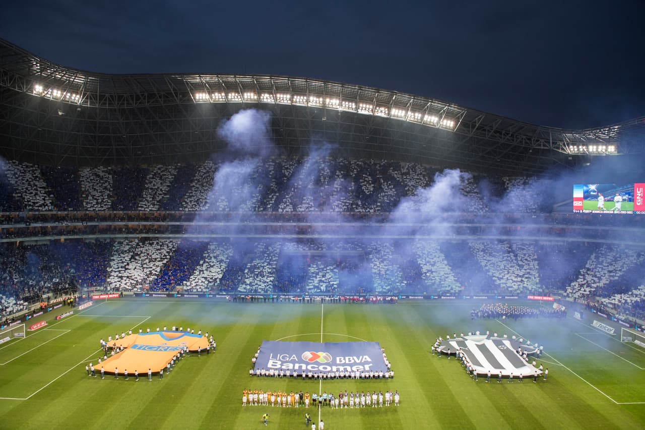Espectacular la vista en el BBVA Bancomer previo a la Gran Final del fútbol mexicano.