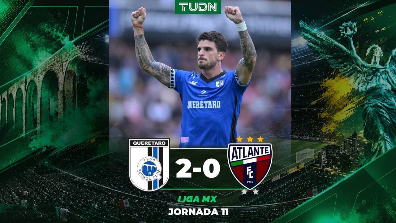 Resumen | Querétaro llega a 20 puntos con triunfo ante Atlante