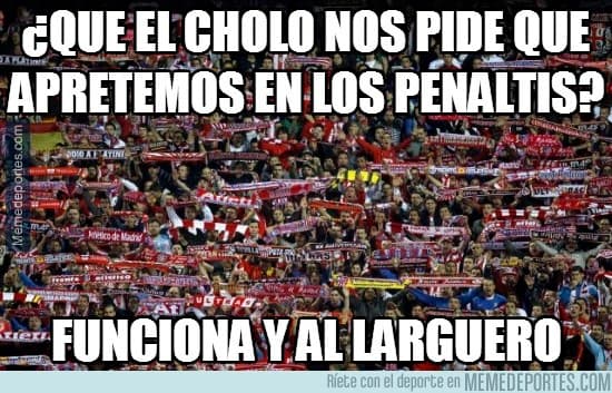 Atlético de Madrid accedió a los cuartos de final por la tanda de penales y sufriendo demasiado, los memes no faltaron