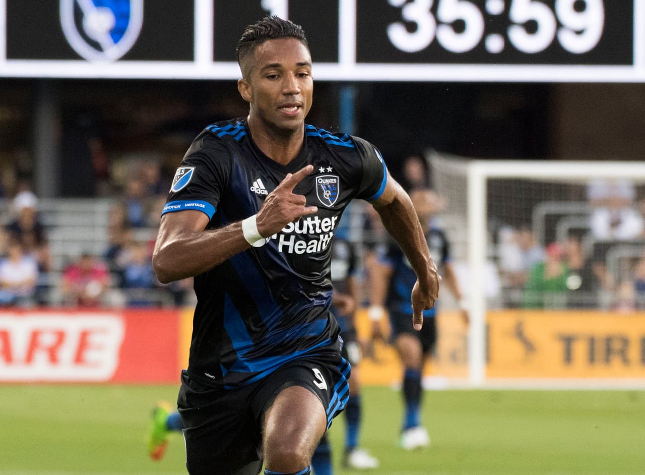El holandés Danny Hoesen abrió la cuenta en la victoria de San Jose Earthquakes por 2-1 frente a Real Salt Lake. (USA Today Images)