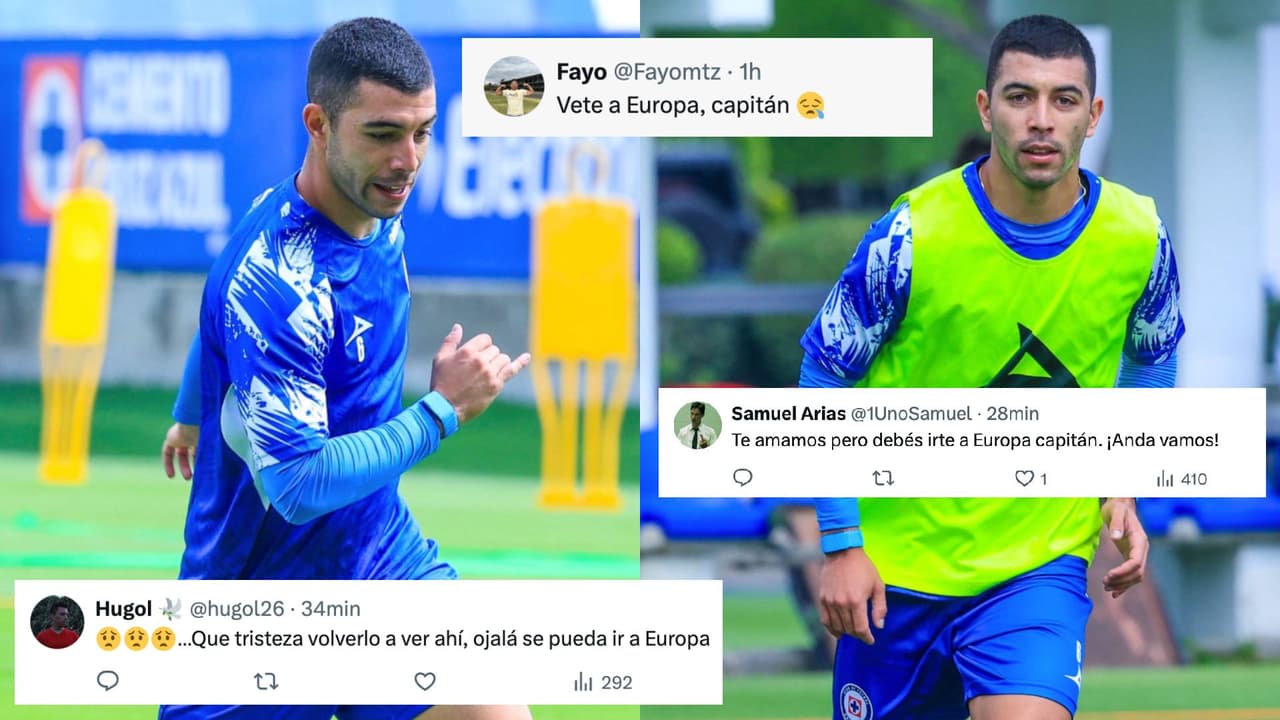  Erik Lira reporta con Cruz Azul tras Mundial; afición le pide que vaya a Europa
