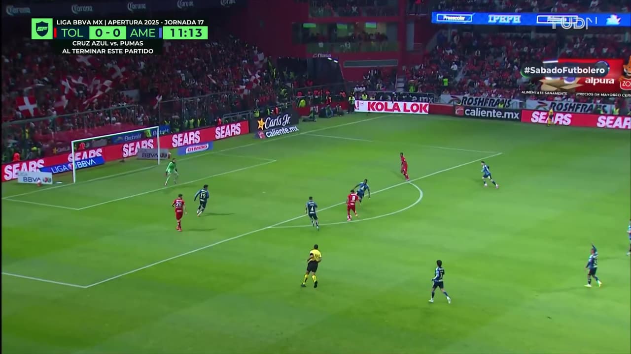 ¡Imperdonable falla de Nico Castro frente a la portería!