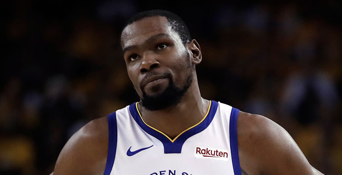 Malas noticias para los Nets, Kevin Durant no jugará