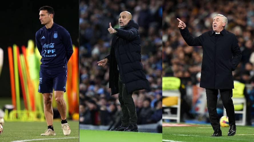Scaloni, Ancelotti y Guardiola, finalistas The Best al Mejor Entrenador FIFA