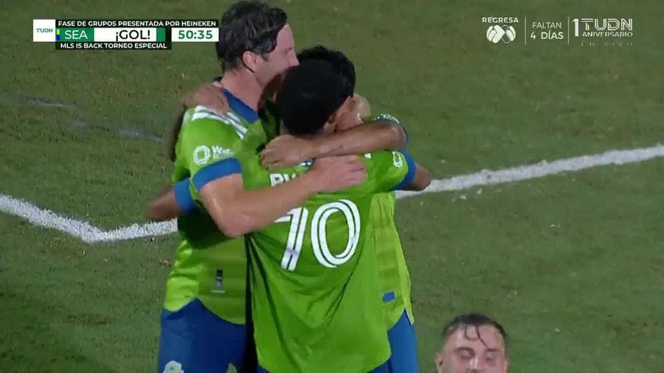 ¡GOOOL! Raúl Ruidíaz anota para Seattle Sounders FC