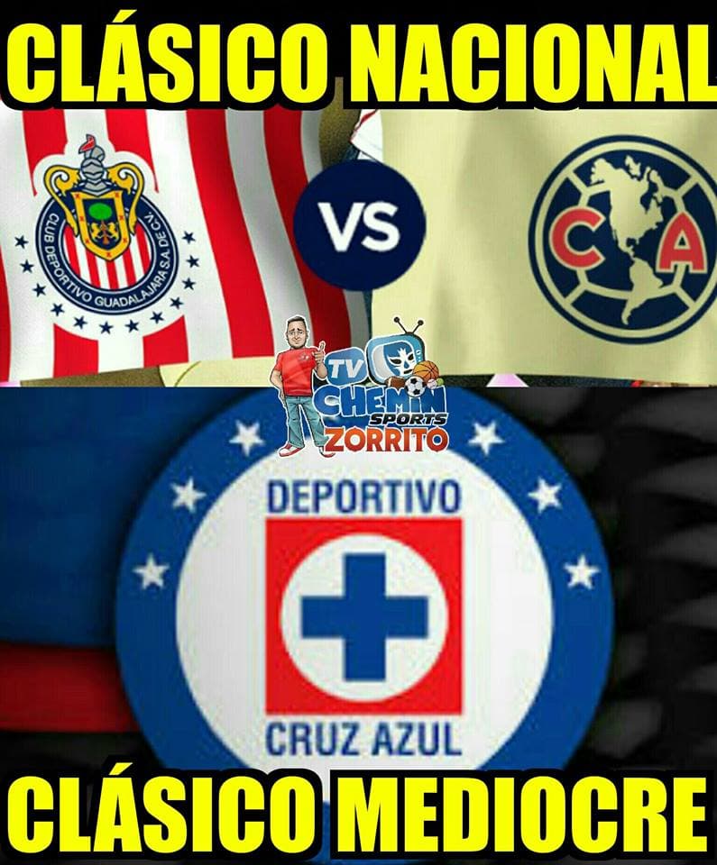 América, Chivas y Cruz Azul protagonizan los mejores memes de la jornada sabatina de la Fecha 10. ¡No te los pierdas!