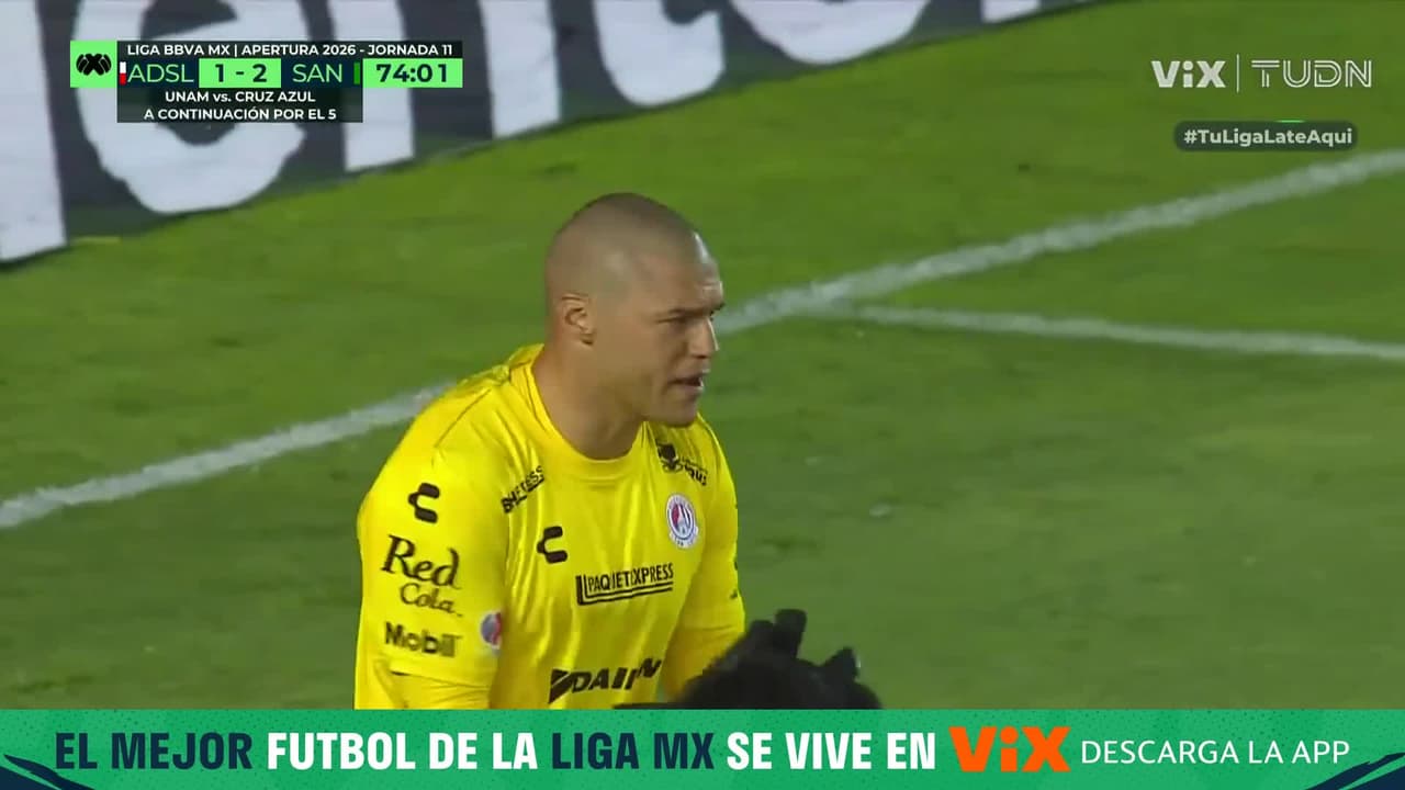 ¡Casi cae el tercero de Santos al San Luis! Jiménez exige a Lajud y esto ocurre