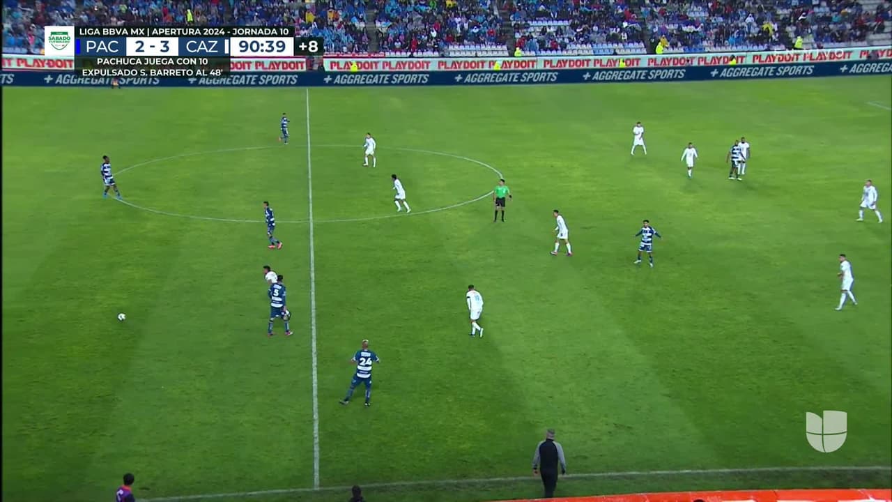 ¡GOL!  anota para Cruz Azul. Ángel Sepúlveda