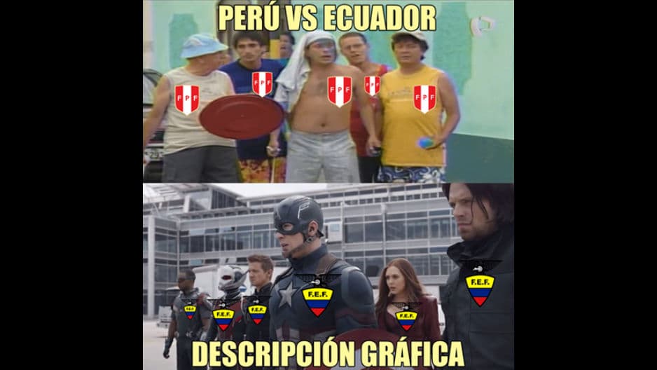 Los memes del triunfo 7-1 de Brasil contra Haití y del empate de Ecuador y Perú 2-2.