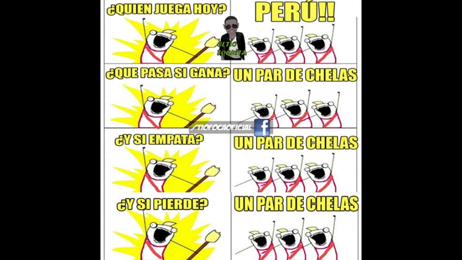 Los memes del triunfo 7-1 de Brasil contra Haití y del empate de Ecuador y Perú 2-2.