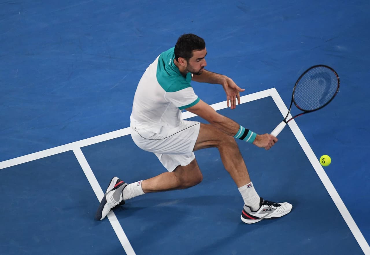 El croata quería convertirse en el primer jugador en ganar el Abierto de Australia en su debut desde el suizo Stan Wawrinka en 2014.