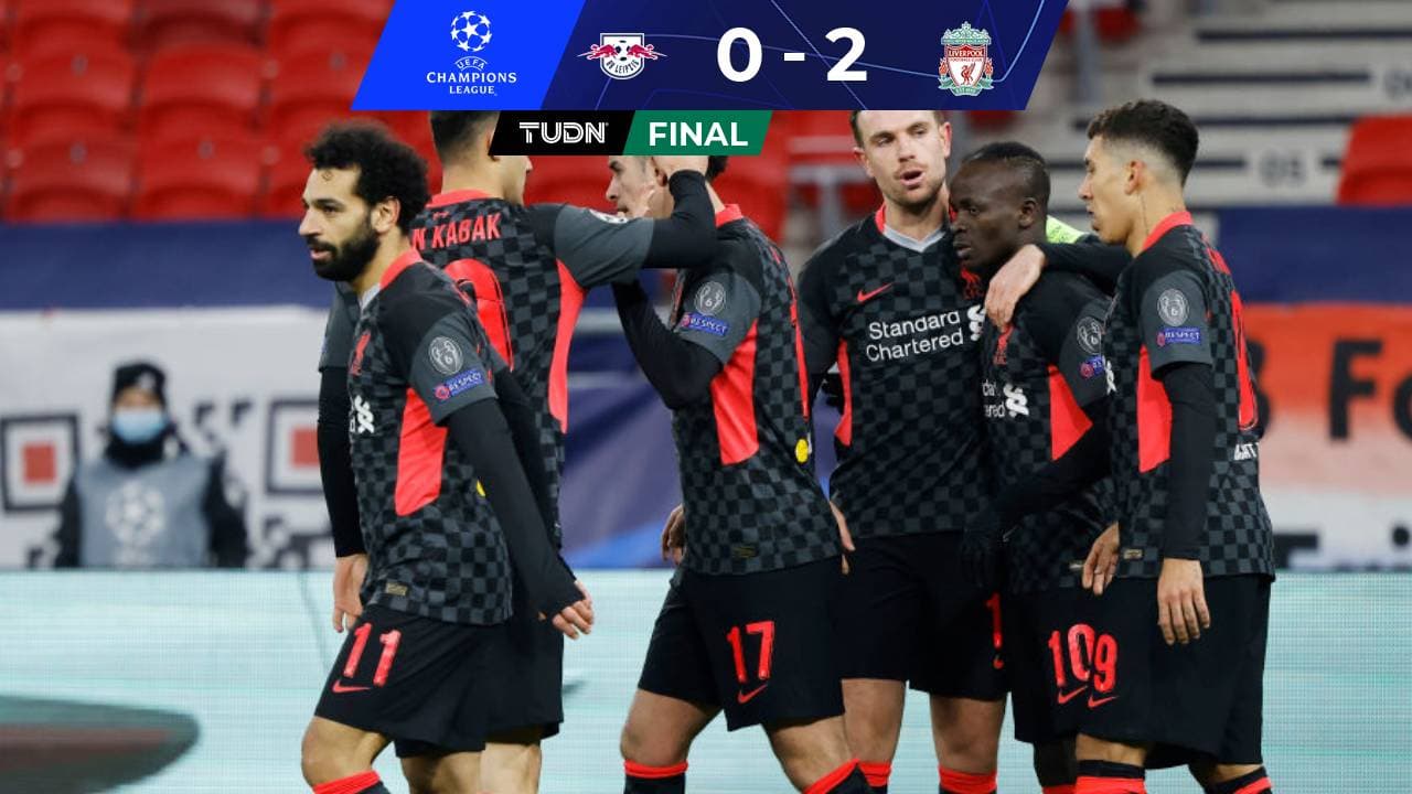 Liverpool rompió el dominio del Leipzig contra ingleses