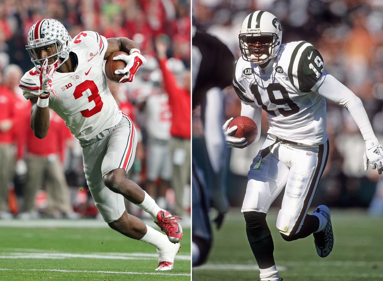 Michael Thomas, WR, Ohio State.- Su tío Keyshawn Johnson fue el primer seleccionado global en el Draft de 1996 por los New York Jets y finalizó su carrera de 11 años en la NFL con 814 recepciones para 10,571 yardas y 64 touchdowns.