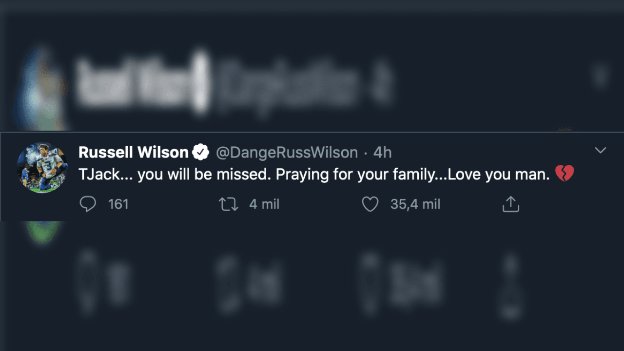 El mundo del futbol americano comprendido por la NFL, equipos de la NFL, coaches y compañeros, dan el último adiós al exquarterback.