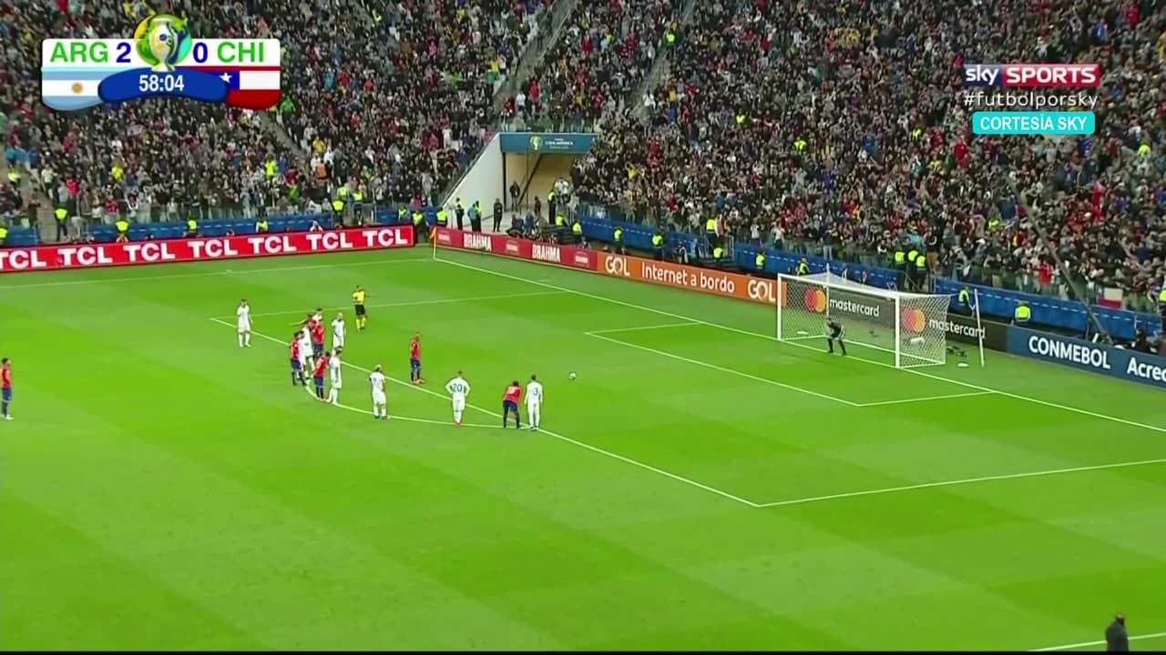 Gol Arturo Vidal (Argentina 2-1 Chile)
