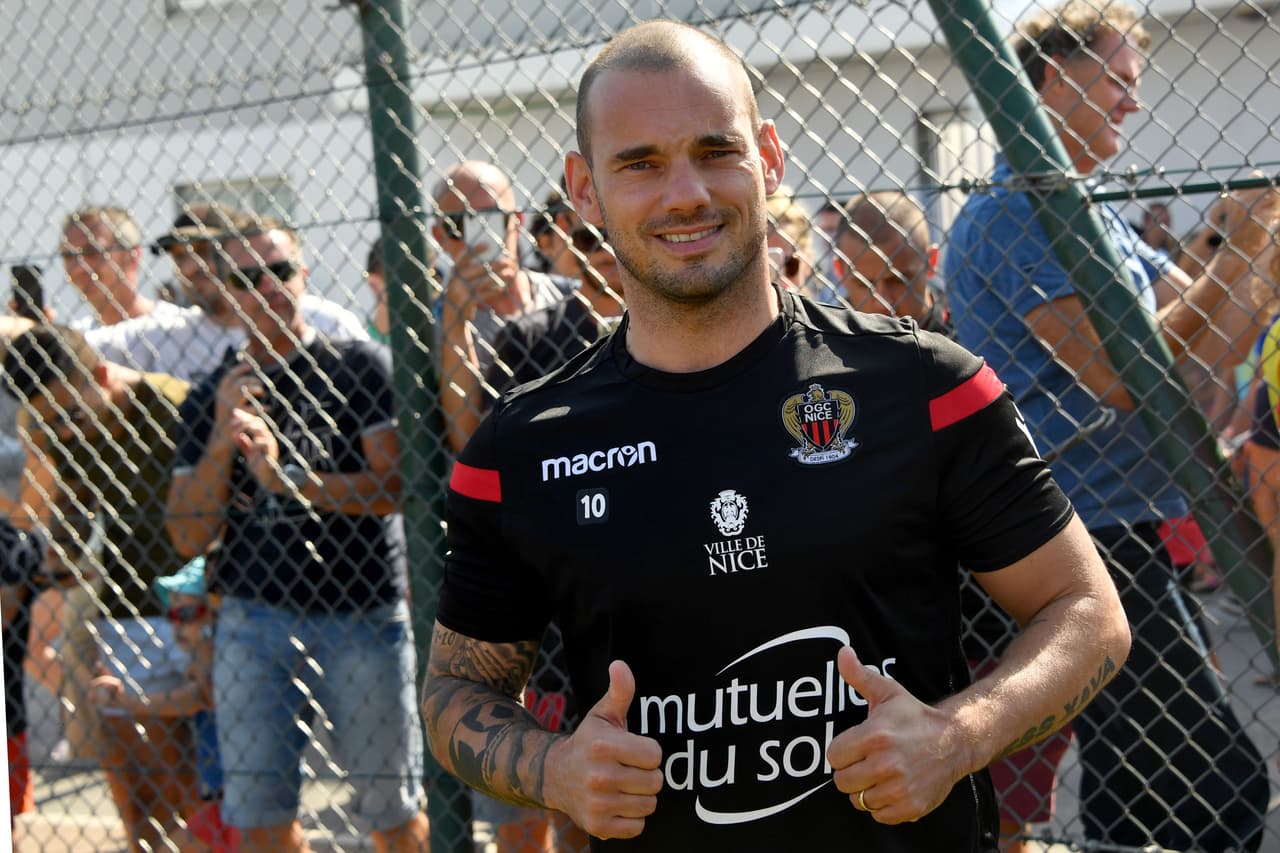 El cambio físico del neerlandés Wesley Sneijder a través de los años.
