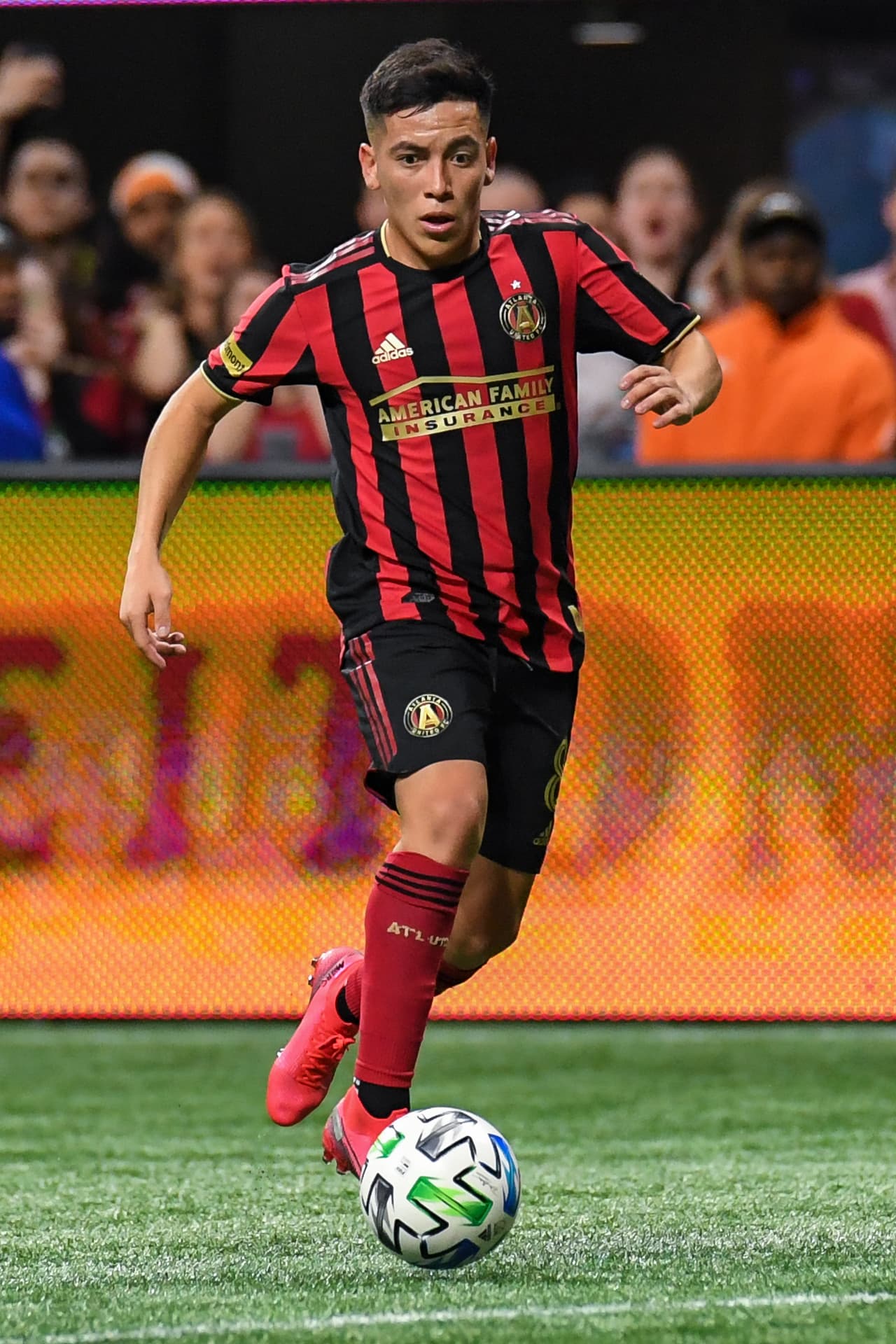 Ezequiel Barco abrió la cuenta para Atlanta United en el triunfo sobre FC Cincinnati.