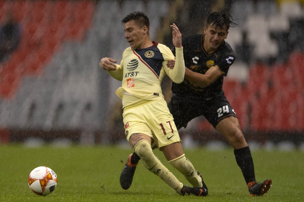 Cristian Insaurralde: desde Cerro Porteño llegó a las Águilas y ya jugó su primer partido en la Copa. En la Liga sumó una convocatoria, pero no ha encontrado la confianza del 'Piojo'.