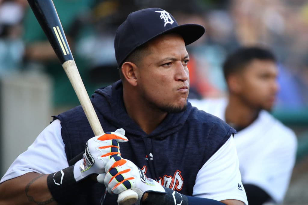 <b>5) Miguel Cabrera</b>: El tercera base venezolano firmó con los Detroit Tigers por ocho temporadas y 248 millones, unos 31 por año. Está en su último año de contrato.