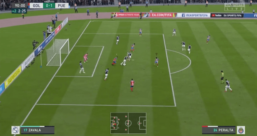 Cayeron las Chivas del 'Nene' Beltrán 0-1 con el Puebla de Ormeño que se mete en zona de Liguilla en el torneo virtual de la eLiga MX.