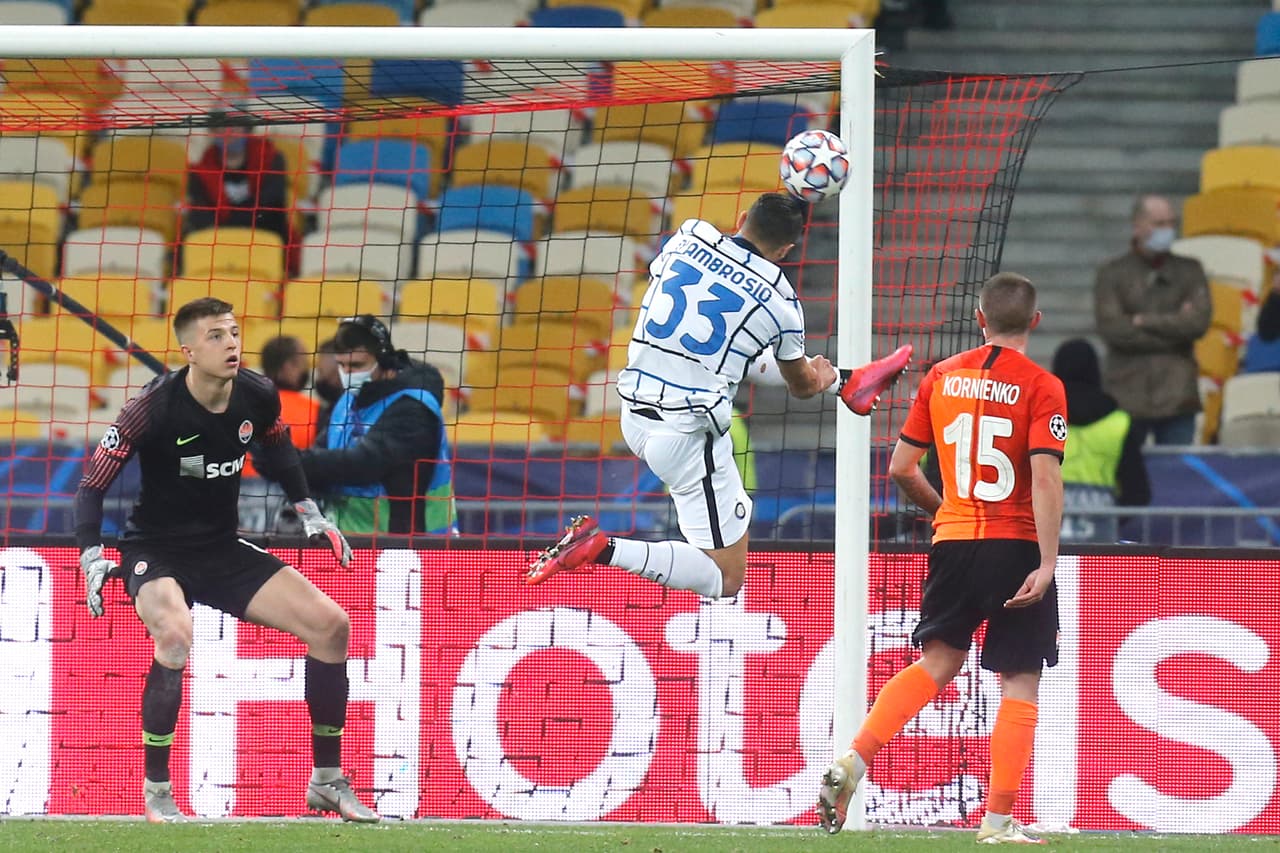 El gol no llegó al Estadio de Kiev y el conjunto ucraniano ya lidera el Grupo B de la justa europea. | Shakhtar recibirá al Mönchengladbach el Inter visitará al Real Madrid en la siguiente fecha de la competición.